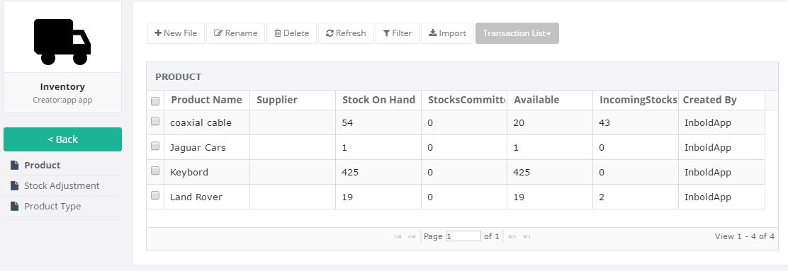 inventory management system