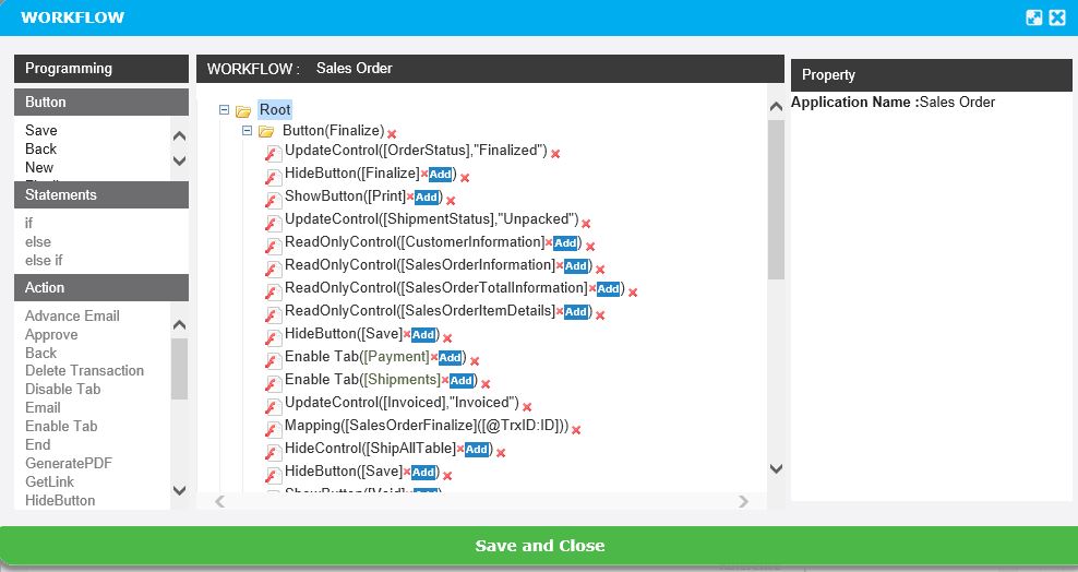 inbold invoice work flow